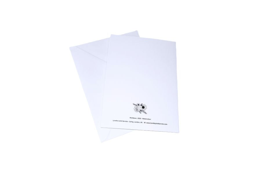 Rainbow greeting card