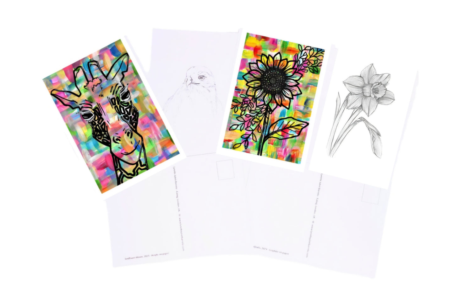 Bouquet postcard